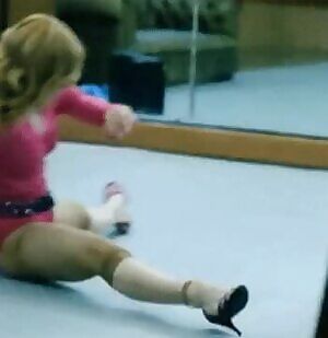 Madonna’s surprisingly toned plot from “Hung Up”