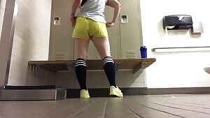 I never wear panties to the gym.