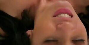 Pleasure from a pierced tongue against her clit.