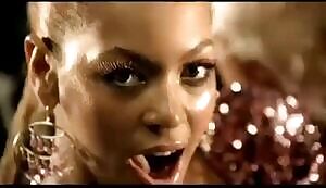 Beyonce rolls around in a huge glass full of loads spilled for her today. It's the prize she loves and why she loves showing off her fat black ass