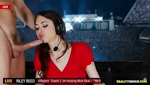 Riley Reid making it extra sloppy