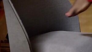 Dressing up for her date