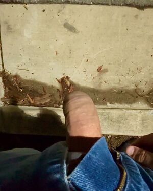 Solo Public Big Dick Clothed Night