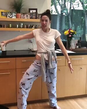 Whitney Cummings white t-shirt