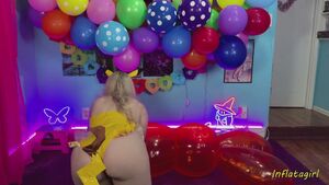 Inflatables Ass Balloons Blonde Bouncing