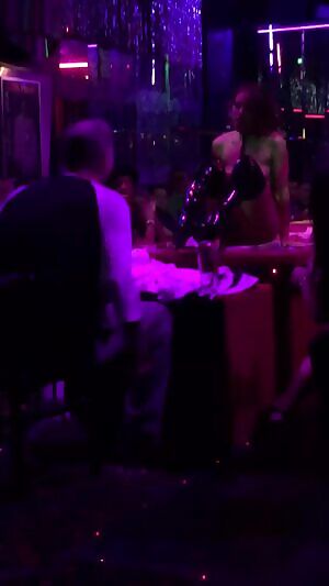 Man Claps While Squirted In The Face By Adriana At Club