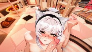 Vtuber Animation Anime Blowjob Catgirl