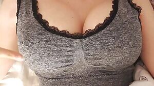 Busty teen shows where to look