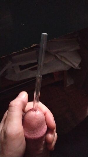 Urethral Sounding Cumshot Cut Cock Jerk Off
