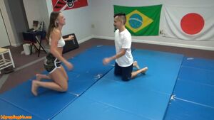 Headscissors Mixed Wrestling Thighs