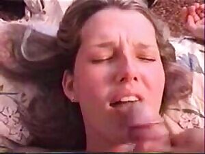 She's a good girl who takes it with a smile