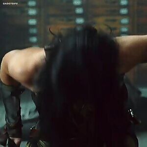 Wonder Whore ready for another humiliating gangbang.