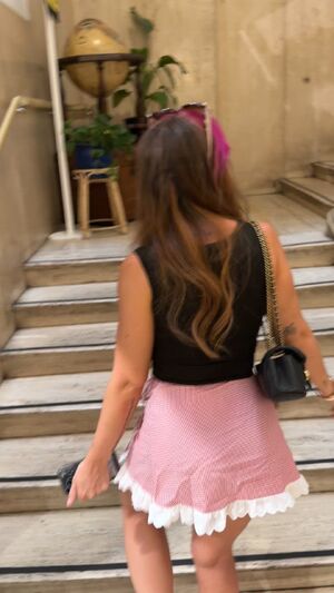 Undies Flashing Public Pussy Skirt