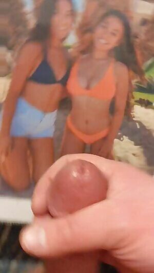 College hotties blasted with nut juice