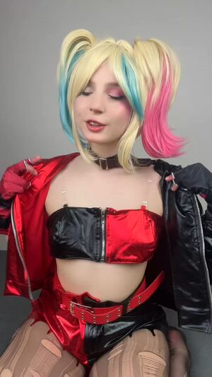 Clown Girls Cosplay Costume Harley Quinn