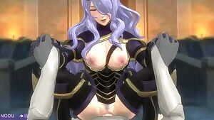 Holding hands with Camilla