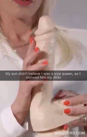My son didn't believe I was a size queen, so I proved it