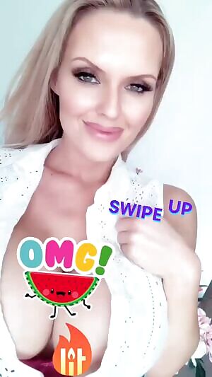 Cristina Fox wants you to swipe up