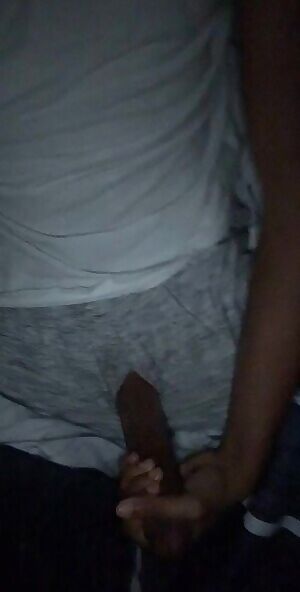 Just casually stroking