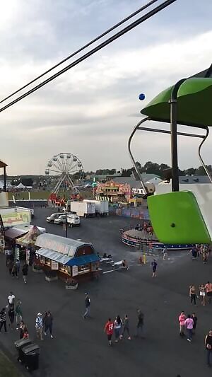 GF teasing me overlooking the Fair. OC, Enjoy!