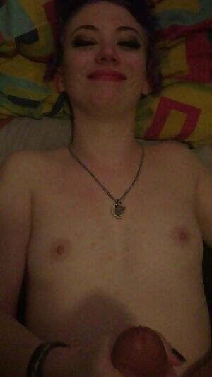 she gets such a great look on her face when she strokes it