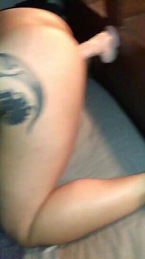 Her fantasy is a spit roast. This is the first step