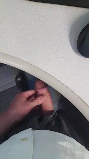 Are you under my desk or bent over it? Both answers are acceptable.