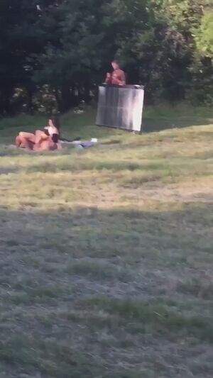 Public Urination Behind The Scenes Bottomless