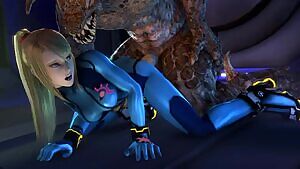 Samus Aran vs Krall,