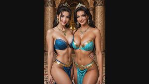 NSFW Cosplay Ai Generated Babes Lesbian