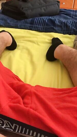 Taking care of that morning wood