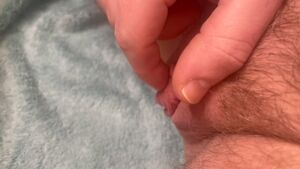 Minimal Contact Cum FTM Masturbating Ruined Orgasm