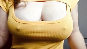 Isn’t this the perfect shirt to expose my big tits whenever you want?