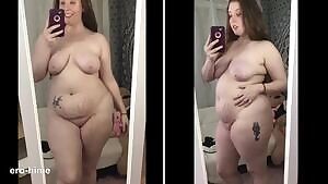 An attempt at a before and after gif from tonight’s binge, gotta work on my shaky hands haha