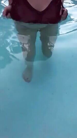 Slo-mo Drop in the Pool