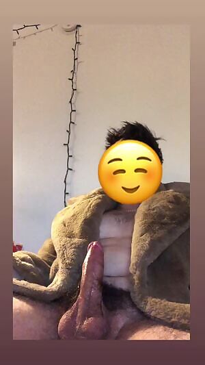 Flexing my giant cock