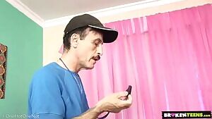 She couldn't care less until he pulls it out