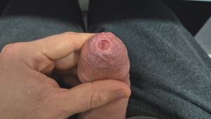 Tight Foreskin (Phimosis) Big Dick Cum