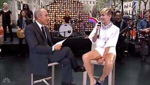 Miley Cyrus teases the interviewer