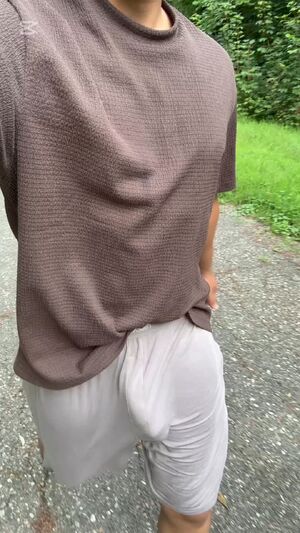 Freeballing Big Dick Public Voyeur