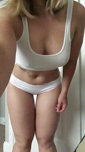 Calvin Klein White cotton full backs. Worn to your liking 💋