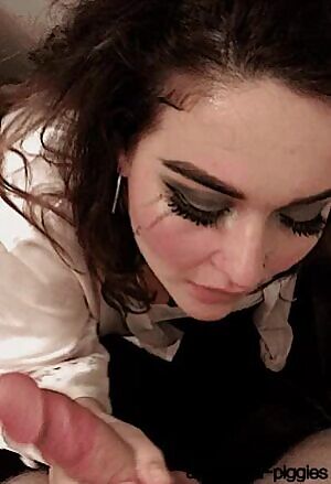 First time posting in here... don't I look cute slapping a cock against my tongue? :)