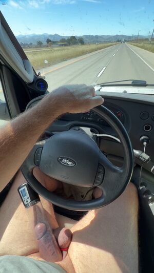 In The Car Cock Masturbating Solo