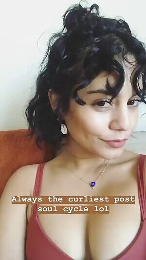 Vanessa Hudgens with the cock hardering cleavage.