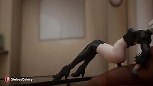 2Booty Riding Some Dude