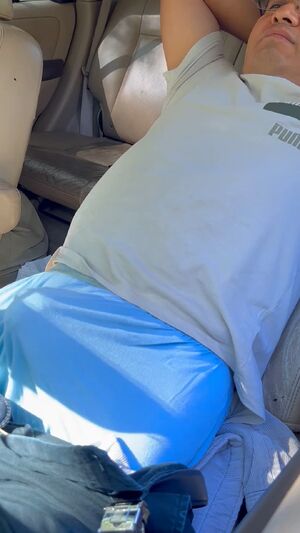 Gay Latino Big Dick Car Jerk Off
