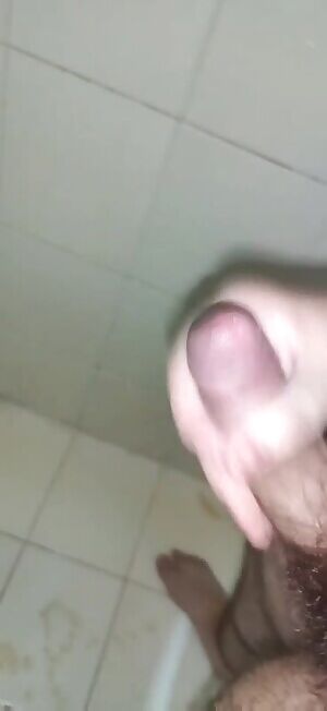 Now you can see all of y cum as it flows from my cock