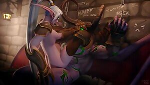 Maiev and Illidan
