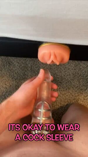 FemDom Chastity Caged Fake Humiliation Penis Sleeve
