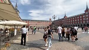 We travelled do Madrid to see the monuments...and fuck